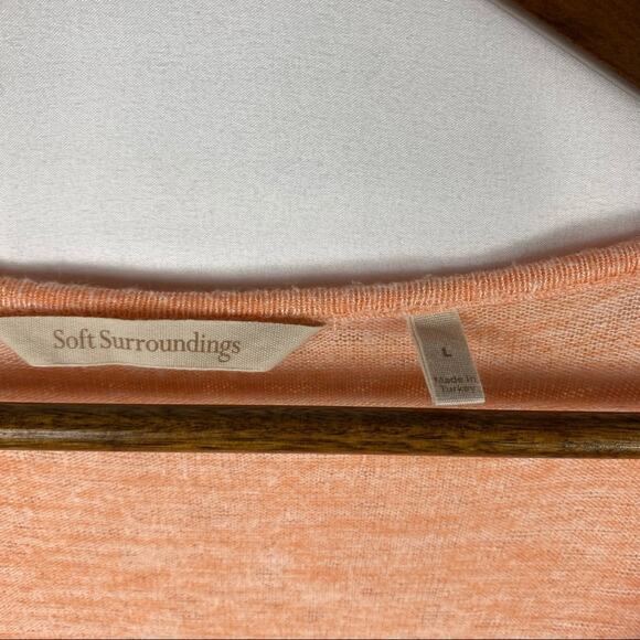 SOFT SURROUNDINGS Cielo Shapely Surplice Top Large - Picture 2 of 4